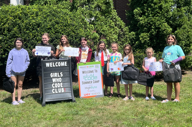 Girls Who Code group photo
